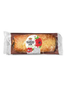  BIZCOCHO DE SEMILLAS DE AMAPOLA CON CRUMBLE , 450G 2