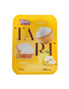 PASTEL "TART APPLE", TARTA 240g  (Congelados)