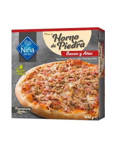 PIZZA BACON Y ATUN, LA PIEDRA