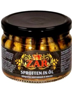 BOQUERONES AHUMADOS EN ACEITE ZAR 250g