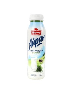 AYRAN AL ESTILO TURCO CON ENELDO 1.7%, FERMA 350ML