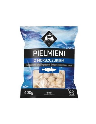 RAVIOLI CON MERLUZA,MOOROZ 400G