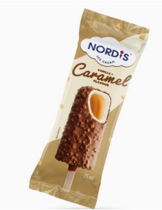 HELADO DE VANILLA/CARAMELO, NORDIS 75ML