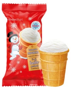 HELADO EN BASICO DE BARQUILLO, PLOMBIR 130ML