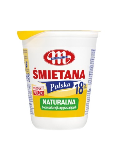 NATA "SMIETANA" 18%,MLEKOVITA 400G