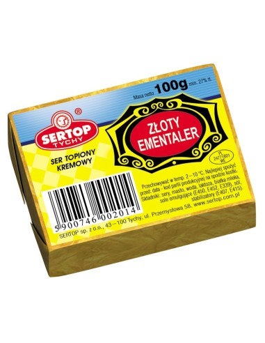 QUESO FUNDIDO,ZLOTY EMENTALER  100G