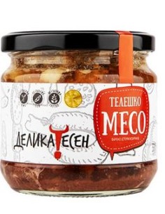 CARNE DE TERNERA EN TARRO DE VIDRIO DELICATESSEN 330G