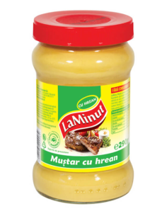 MOSTAZA CON RÁBANO,LA MINUT  300G