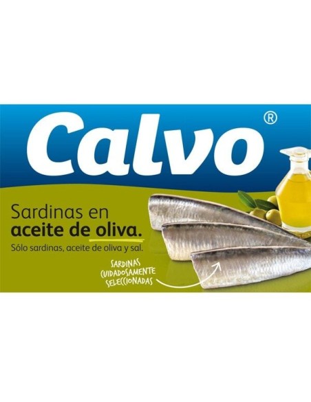 SARDINAS CALVO ACEITE OLIVA 180 GRS.