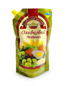 MAYONESA "OLYVKOVYI" 50%,KOROLIVSKIY SMAK 500G