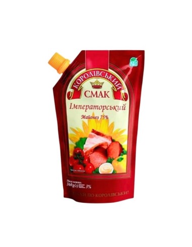 MAYONESA "IMPERATORSKIY"75% 300G