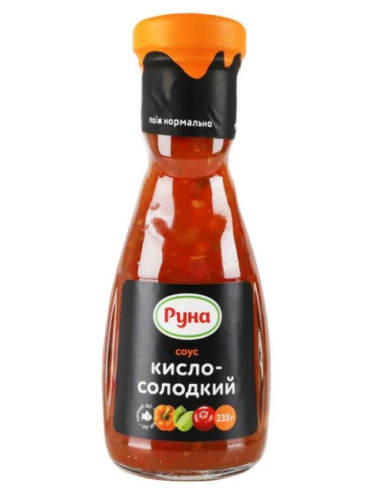 SALSA AGRIDULCE, RUNA 235 G