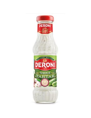 SALSA TARTARA VIDRIO ,DERONI 350ML
