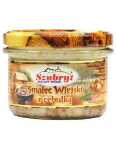 MANTECA DE CERDO "SMALEC CON CEBOLLA",SZUBRYT 180G