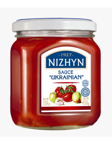 SALSA DE TOMATE UCRANIANA NEZHIN 450G