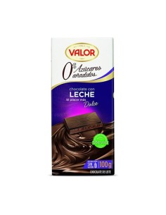 CHOCO.VALOR S/AZUCAR LECHE100G