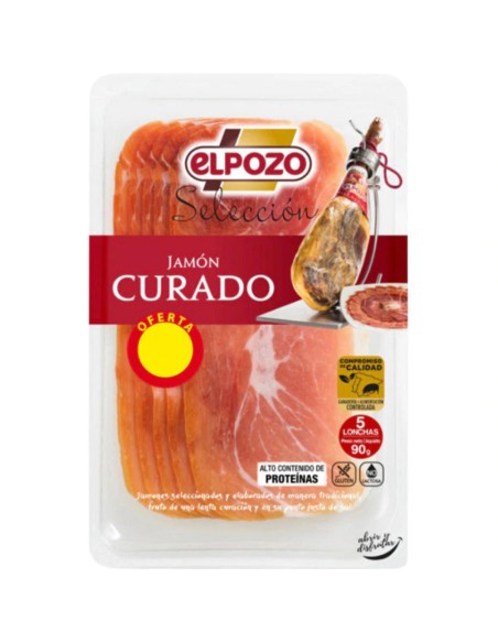 JAMON CURADO LONCH ,EL POZO 80G