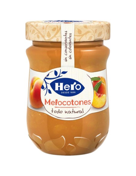 CONFITURA HERO MELOCOTON TARRO 345G