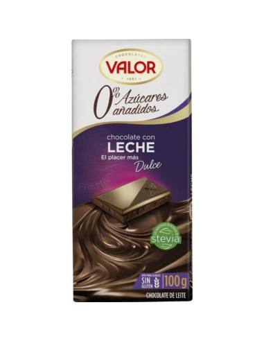 CHOCO.VALOR S/AZUCAR LECHE100G