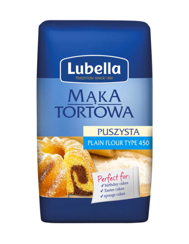 HARINA PARA PASTEL, LUBELLA 1KG