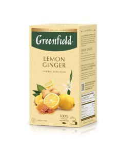 TE "LIMON GINGER" ,GREENFIELD 30G