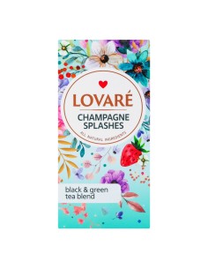TE "CHAMPAGNE SPLASHES", LOVARE