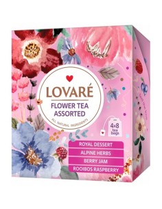 TE FLOWER TEA ASSORTED,LOVARE 32X2g