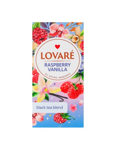 TE NEGRO "RASPBERRY & VANILLA",...