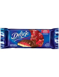 GALLETAS CON CHOCOLATE Y GELATINA GUINDA SZAMPANSKIE DELICJE 2