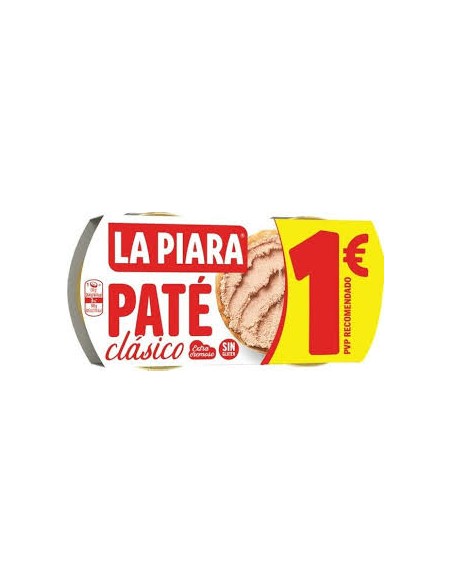PATE  CLASICO ,LA PIARA  2X75GR