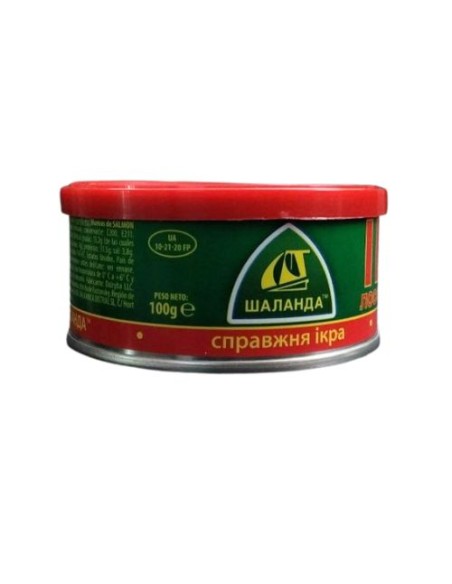 HUEVAS DE SALMON LATA SHALANDA 100G