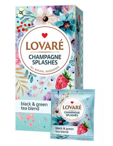 TE "CHAMPAGNE SPLASHES",LOVARE