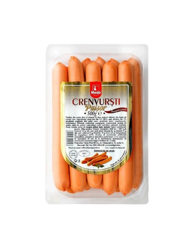 SALCHICHAS DE POLLO, MEDA 500G