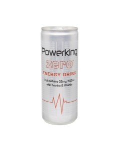 BEBIDA ENERGETICA "POWER KING" ZERO 250ML