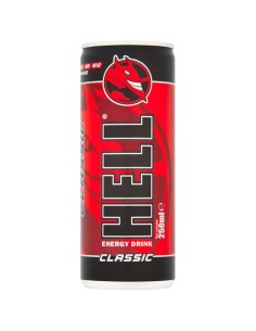 BEBIDA ENERGETICA "HELL" CLASSIC 250ML