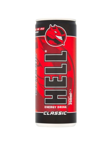 BEBIDA ENERGETICA "HELL" CLASSIC 250ML