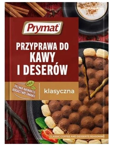 ESPECIAS PARA CAFÉ Y POSTRES , PRYMAT...