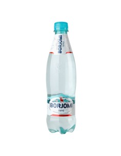 AGUA CON GAS, BORJOMI 500ML (PLASTIC)