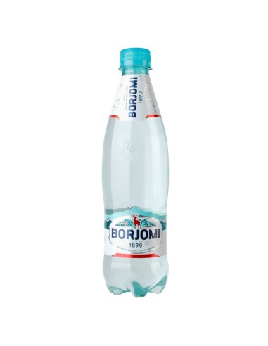 AGUA CON GAS, BORJOMI 500ML (PLASTIC)