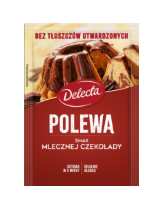 DELECTA GLASEADO DE CHOCOLATE CON LECHE (DURO - PARA CALENTA