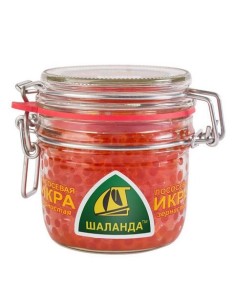 HUEVAS DE SALMON TARRO DE CRISTAL SHALANDA 230G 2
