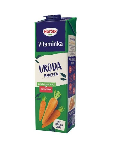 ZUMO 100% DE ZANAHORIA, HORTEX 1L