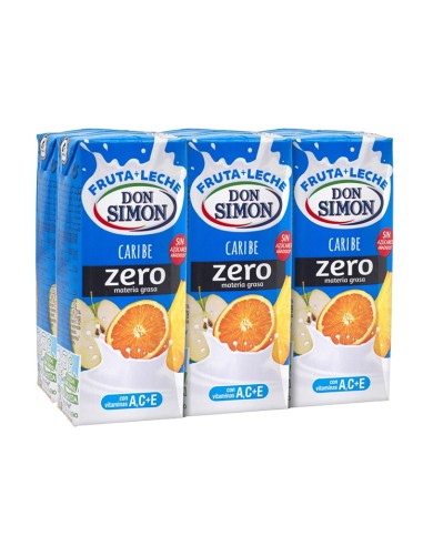ZUMO DE FRUTAS Y LECHE SABOR CARIBE...