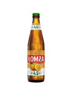 CERVEZA "LOMZA" CON SABOR NARANJA 4,5%, 500ML