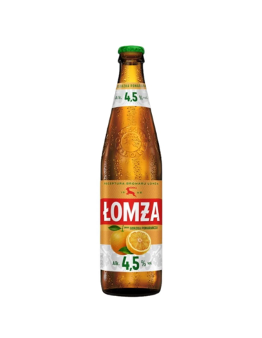 CERVEZA "LOMZA" CON SABOR NARANJA...
