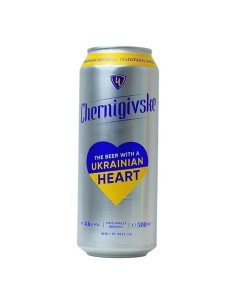 CERVEZA CLARA "CHERNIGIVSKE" LATA 4.6% 500ML