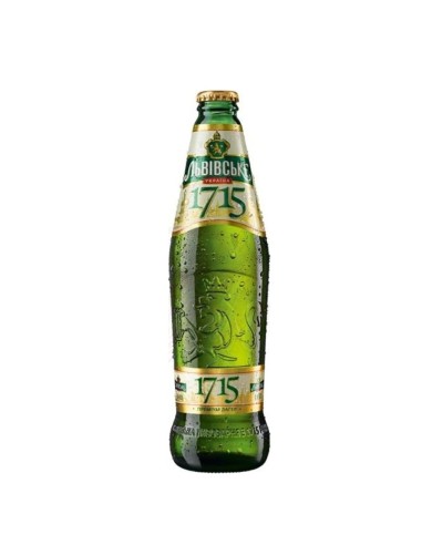 CERVEZA 1715, LVIVSKE 4.5%, 450ML