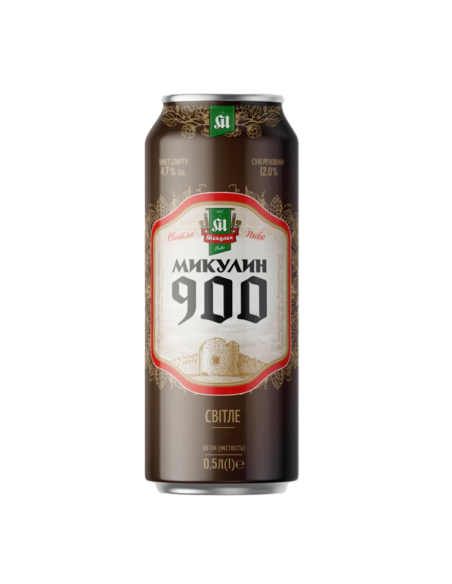 CERVEZA CLARA LATA, MYKULYN 900 4.7%  500ML
