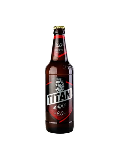 CERVEZA "TITAN" CHERNIGIVSKE 8% 500ML
