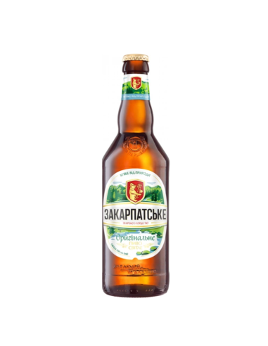 CERVEZA CLARA "ZAKARPATSKE"4.3% 500ML